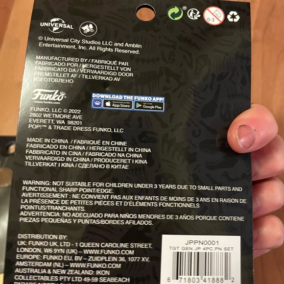 NWT Jurassic Park funky pop! Pins - Picture 2 of 2